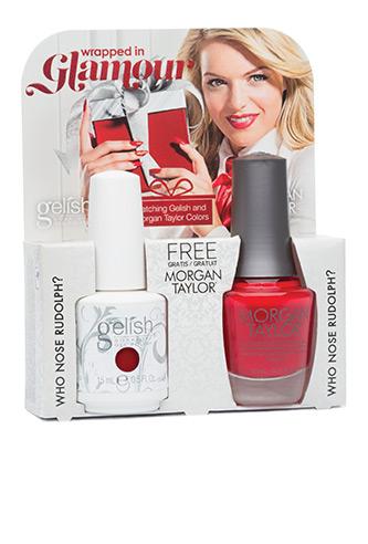 Gelish Two of a Kind 1400098 Who Nose Rudolph?