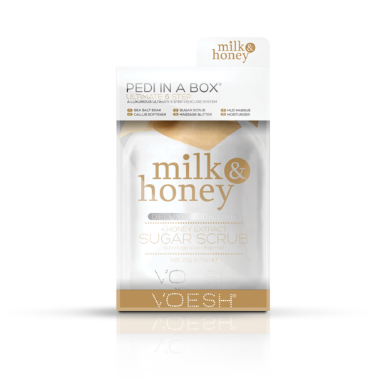 Voesh Pedi in a Box (Ultimate 6 Step) Milk & Honey 30 Packs