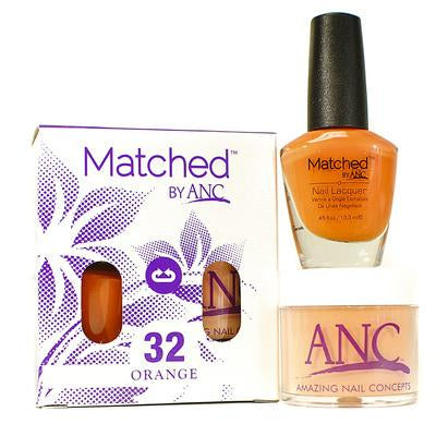 ANC Matched Polish and Powder #32 Orange