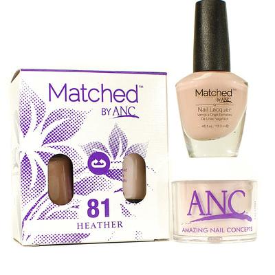 ANC Matched Polish and Powder #81 Heather