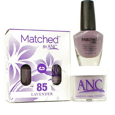 ANC Matched Polish and Powder #85 Lavender
