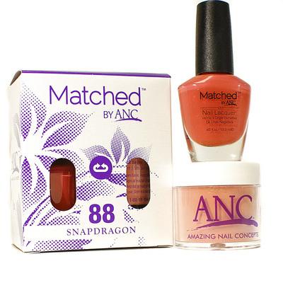 ANC Matched Polish and Powder #88 Snapdragon