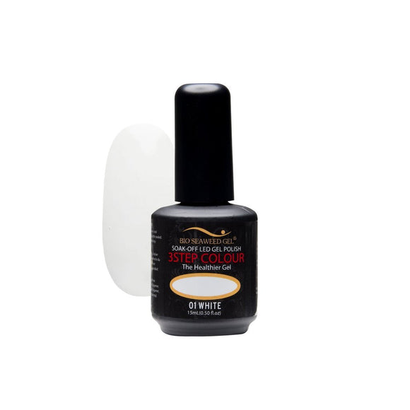 Bio Seaweed 3Step Colour Gel Polish 01 White