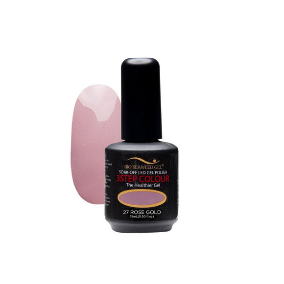 Bio Seaweed 3Step Colour Gel Polish 27 Rose Gold