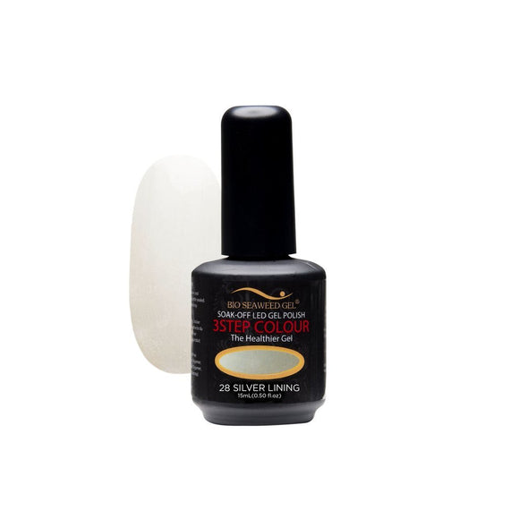Bio Seaweed 3Step Colour Gel Polish 28 Silver Lining