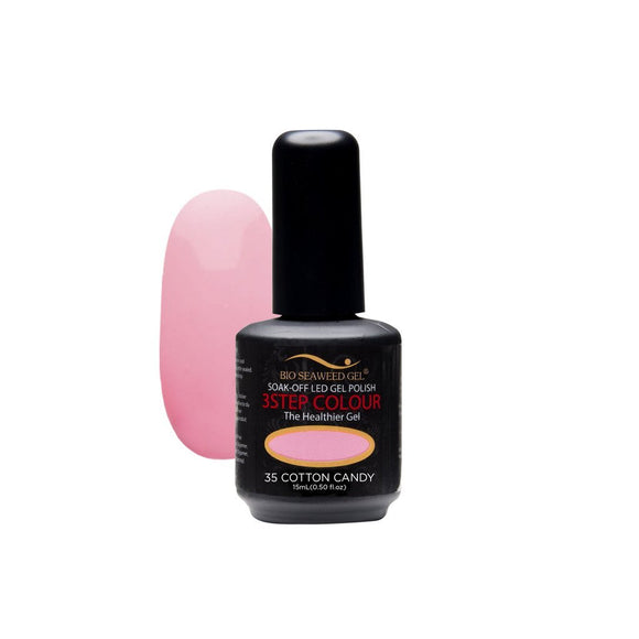 Bio Seaweed 3Step Colour Gel Polish 35 Cotton Candy