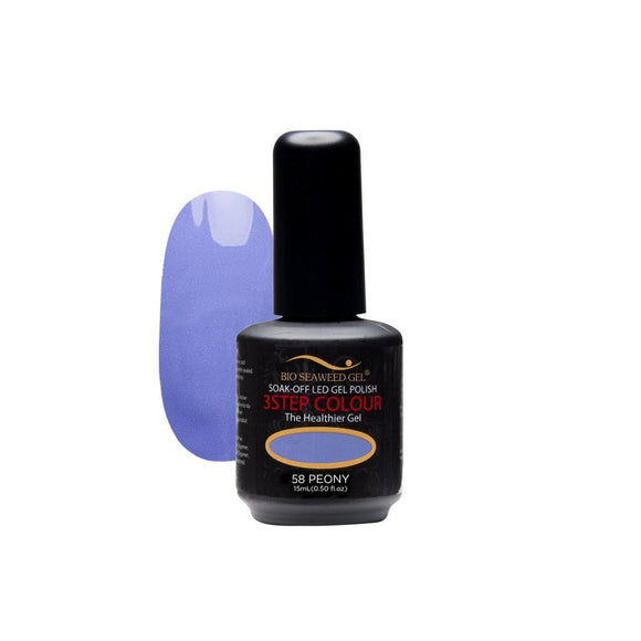 Bio Seaweed 3Step Colour Gel Polish 58 Peony