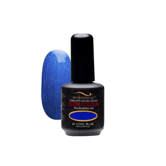 Bio Seaweed 3Step Colour Gel Polish 61 Cool Blue