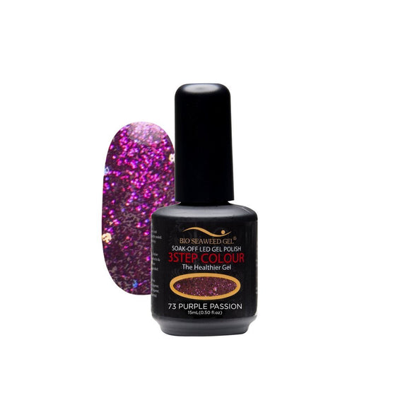 Bio Seaweed 3Step Colour Gel Polish 73 Purple Passion