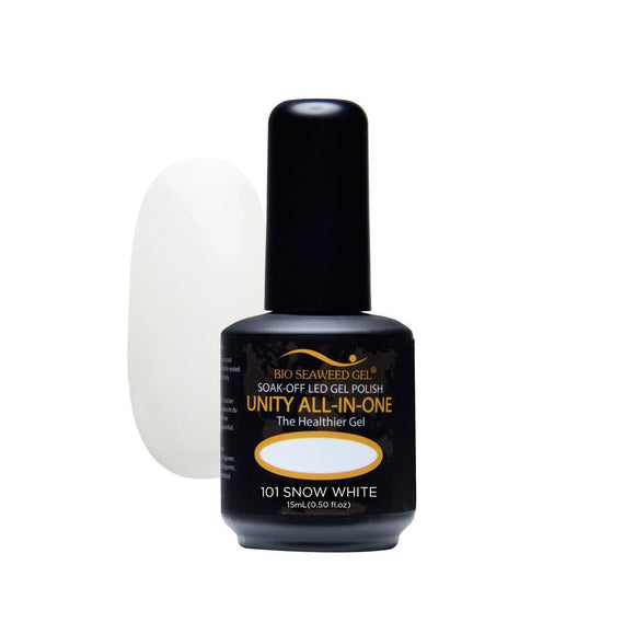 Bio Seaweed Unity All-In-One Colour Gel Polish 101 Snow White