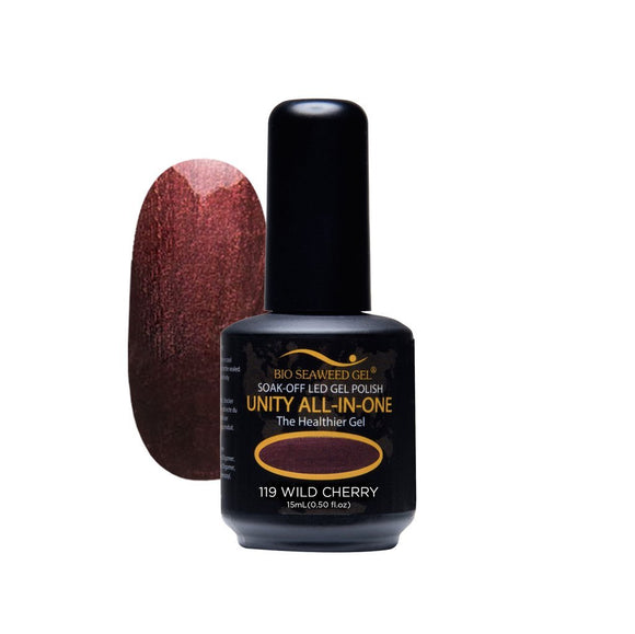 Bio Seaweed Unity All-In-One Colour Gel Polish 119 Wild Cherry
