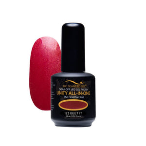 Bio Seaweed Unity All-In-One Colour Gel Polish 123 Beet It