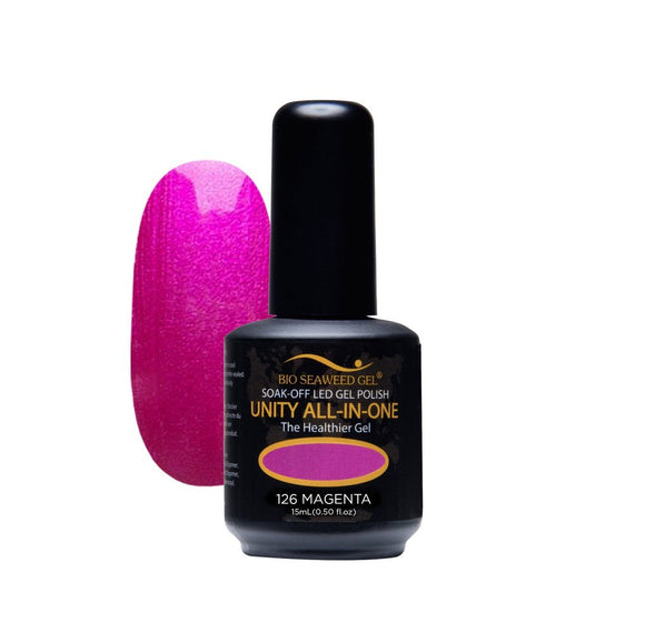 Bio Seaweed Unity All-In-One Colour Gel Polish 126 Magenta