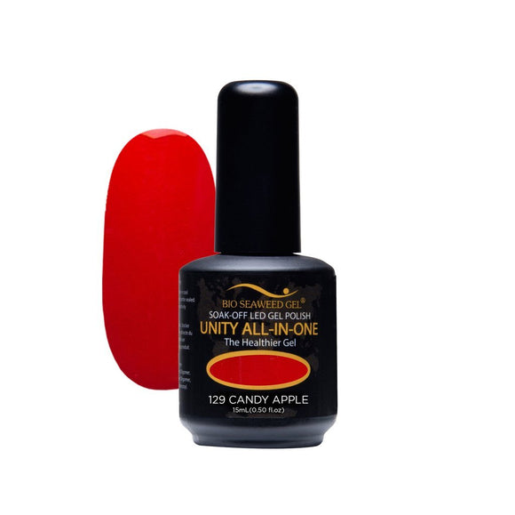Bio Seaweed Unity All-In-One Colour Gel Polish 129 Candy Apple