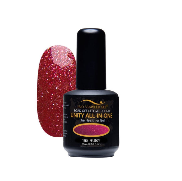 Bio Seaweed Unity All-In-One Colour Gel Polish 165 Ruby