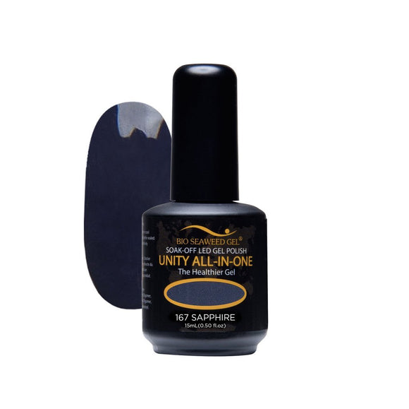 Bio Seaweed Unity All-In-One Colour Gel Polish 167 Sapphire