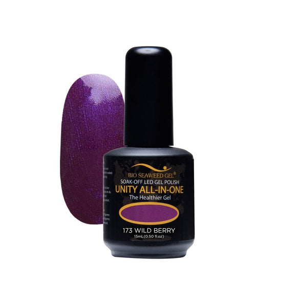 Bio Seaweed Unity All-In-One Colour Gel Polish 173 Wild Berry