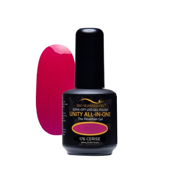 Bio Seaweed Unity All-In-One Colour Gel Polish 176 Cerise