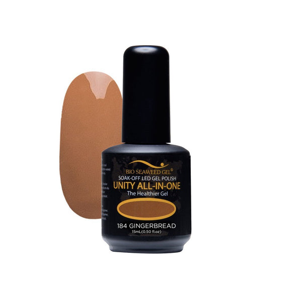Bio Seaweed Unity All-In-One Colour Gel Polish 184 Gingerbread