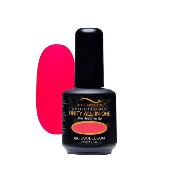 Bio Seaweed Unity All-In-One Colour Gel Polish 186 Bubble Gum