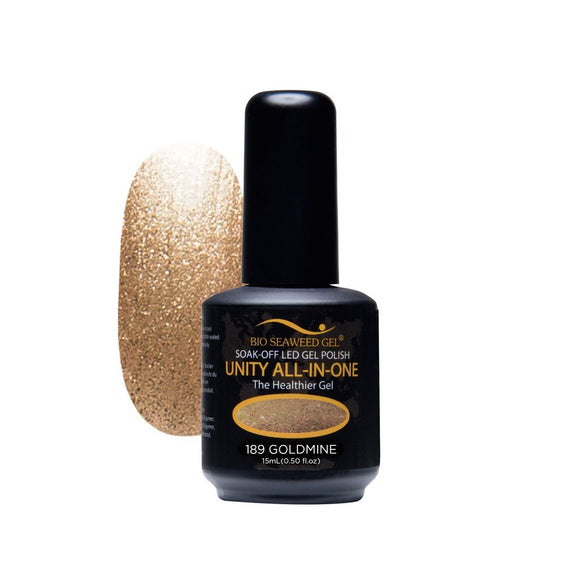 Bio Seaweed Unity All-In-One Colour Gel Polish 189 Goldmine