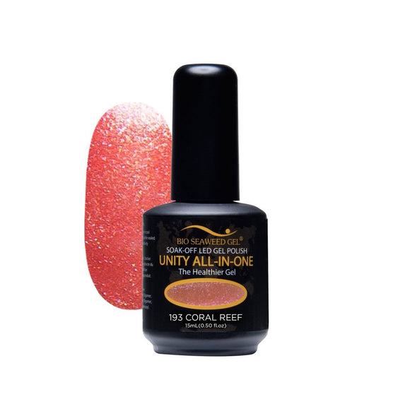 Bio Seaweed Unity All-In-One Colour Gel Polish 193 Coral Reef