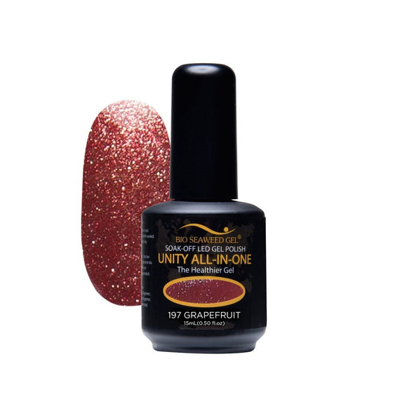 Bio Seaweed Unity All-In-One Colour Gel Polish 197 Grapefruit