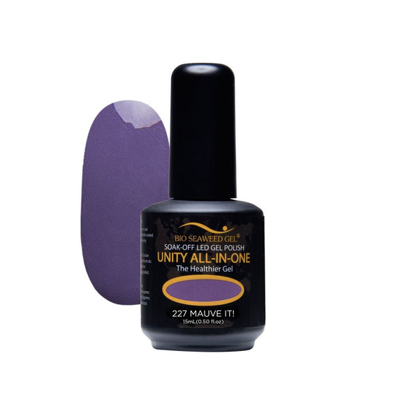Bio Seaweed Unity All-In-One Colour Gel Polish 227 Mauve It!