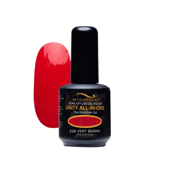 Bio Seaweed Unity All-In-One Colour Gel Polish 228 Very Berry