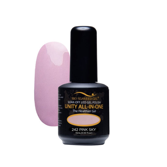 Bio Seaweed Unity All-In-One Colour Gel Polish 242 Pink Sky