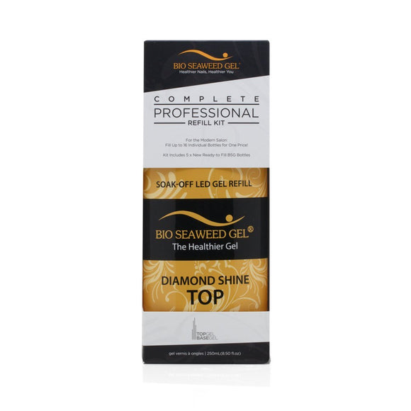 Bio Seaweed Diamond Shine Top Gel Complete Refill Kit