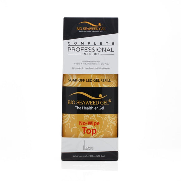 Bio Seaweed No-wipe Top Gel Complete Refill Kit