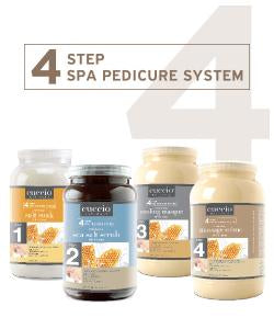 Cuccio Complete 4 Step Spa Pedicure System (Gallon - Case Pack)