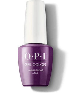 OPI Gel Color GC T85 Samurai Breaks A Nail