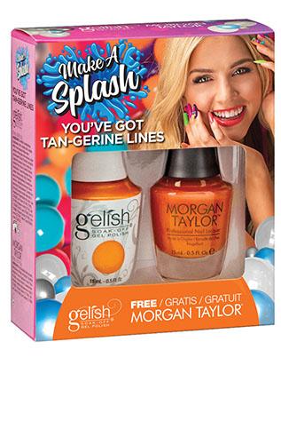 Gelish Two of a Kind 1410304 You've Got Tan-gerine Lines